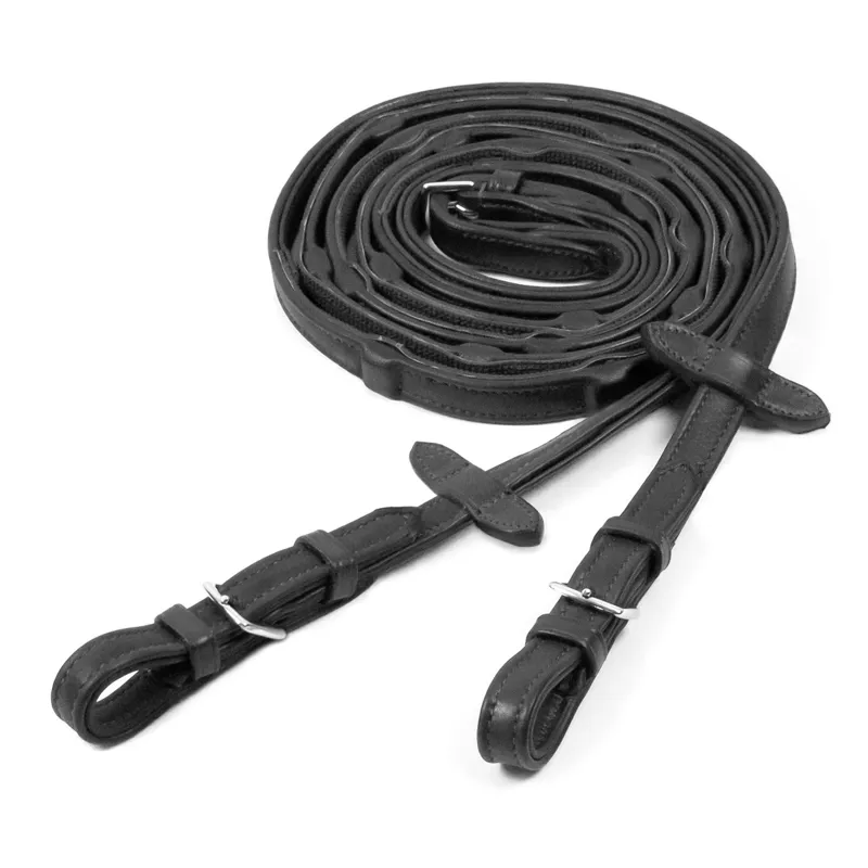 Schockmohle Durasoft Rubber Reins Black